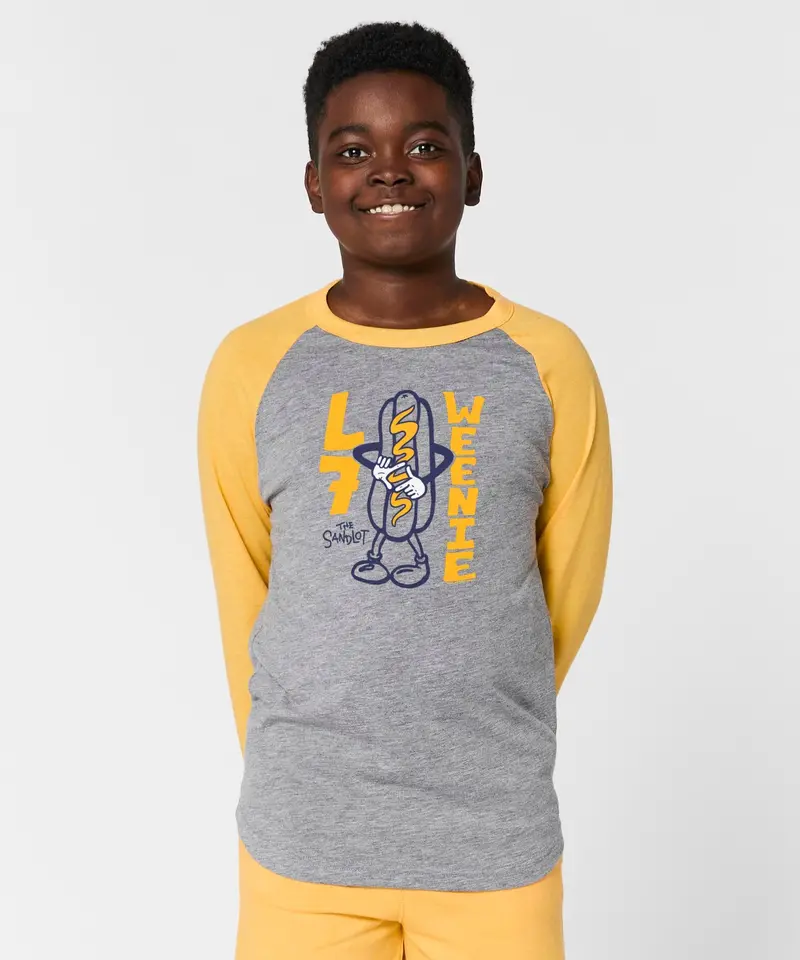 Youth The Sandlot L7 Weenie Raglan 3