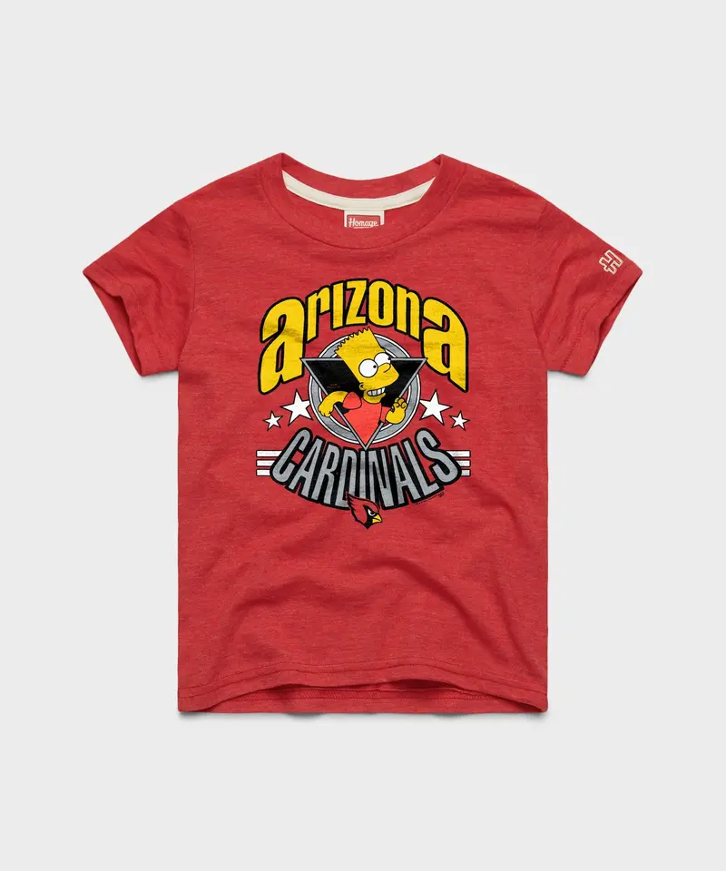 Youth The Simpsons Bart X Arizona Cardinals 1