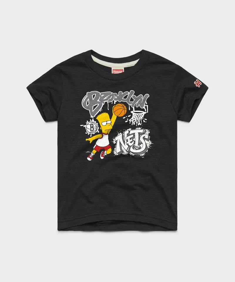 Youth The Simpsons Bart X Brooklyn Nets 1