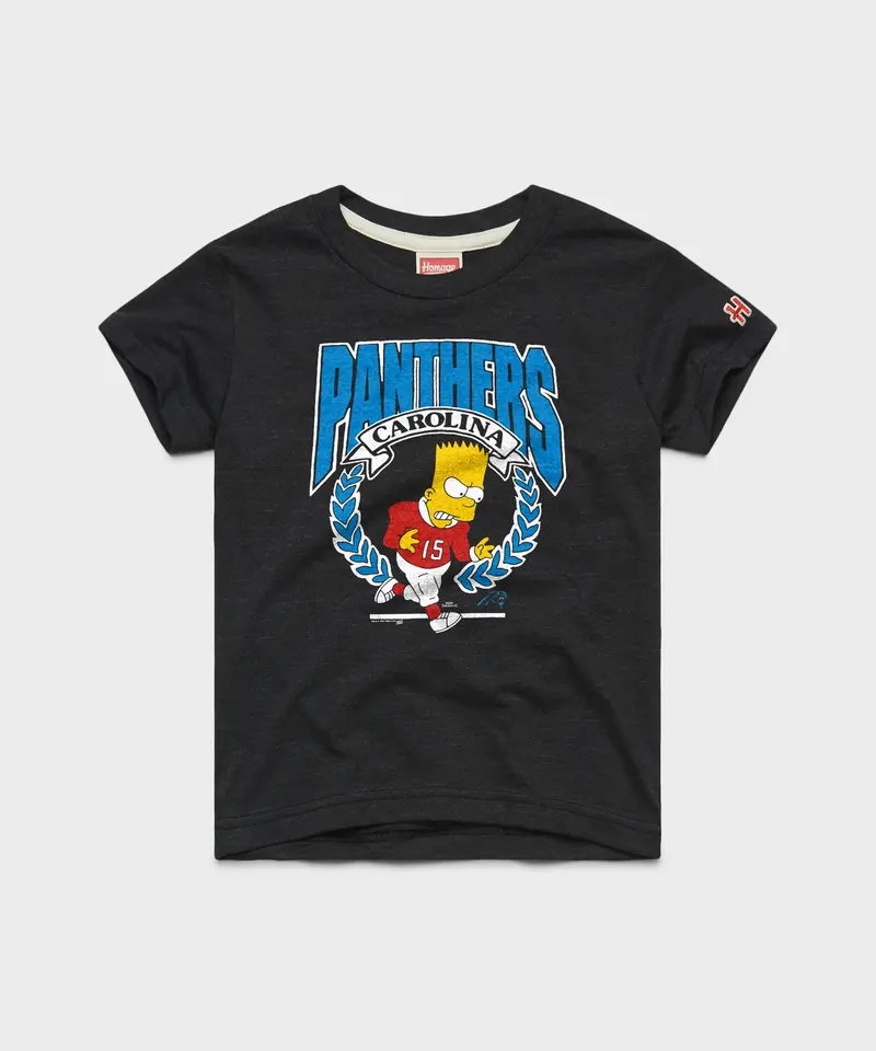 Youth The Simpsons Bart X Carolina Panthers 1