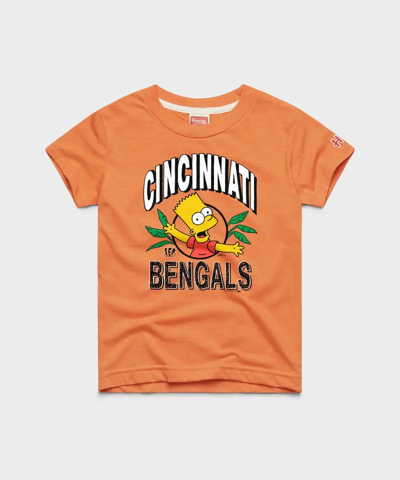 Youth The Simpsons Bart X Cincinnati Bengals Jungle 1