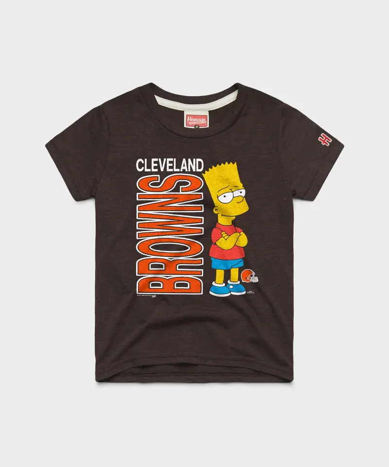 Youth The Simpsons Bart X Cleveland Browns 1