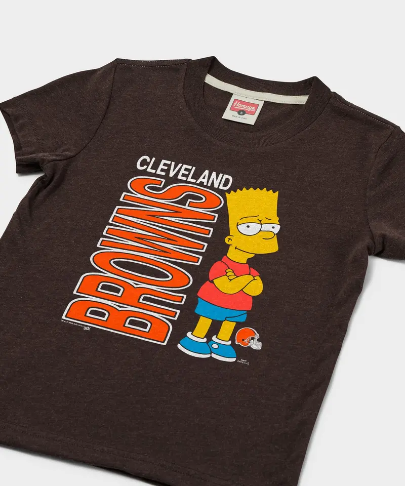 Youth The Simpsons Bart X Cleveland Browns 2