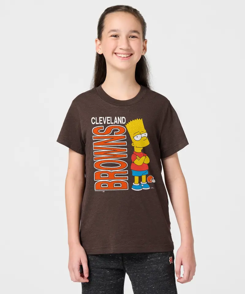 Youth The Simpsons Bart X Cleveland Browns 3