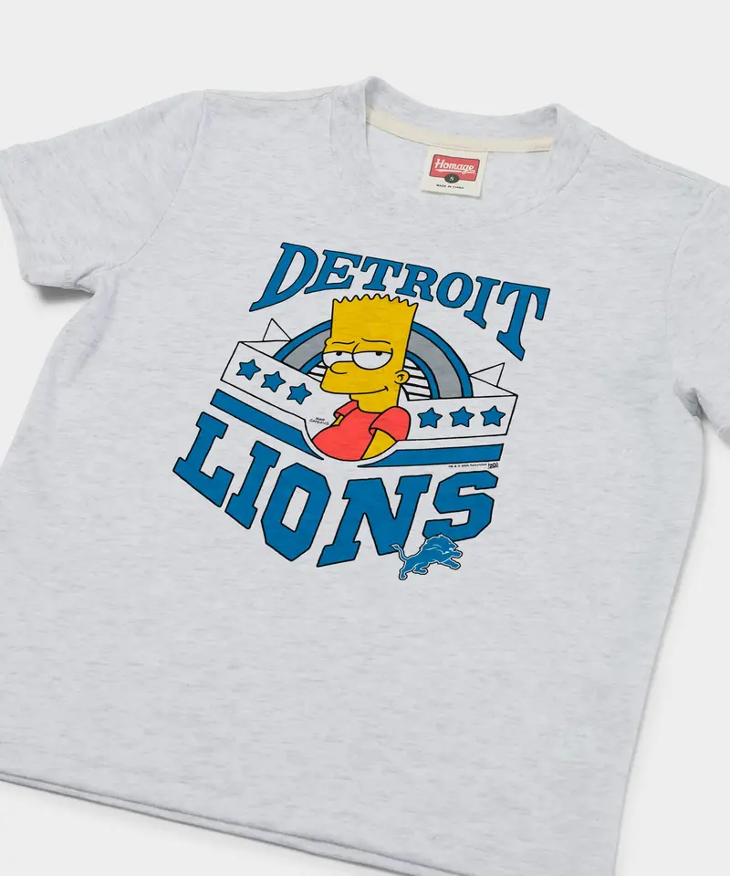 Youth The Simpsons Bart X Detroit Lions 2