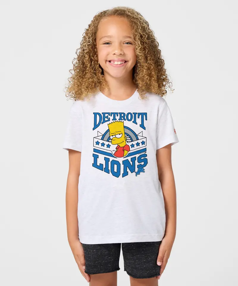 Youth The Simpsons Bart X Detroit Lions 3