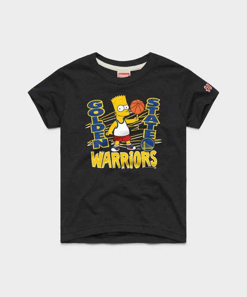 Youth The Simpsons Bart X Golden State Warriors 1