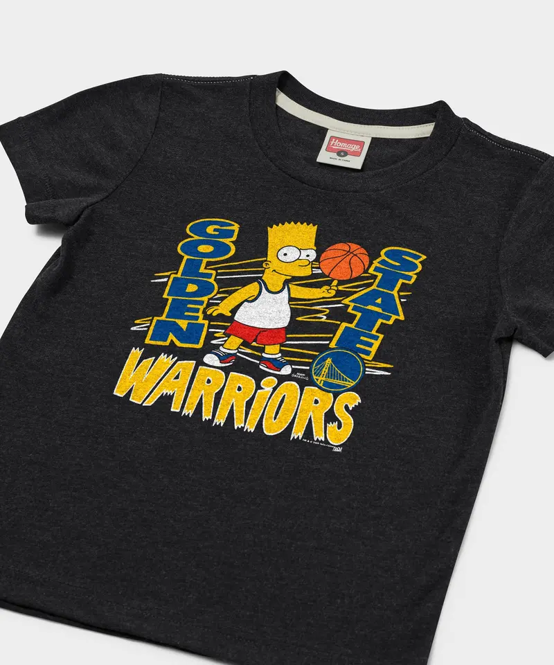 Youth The Simpsons Bart X Golden State Warriors 2