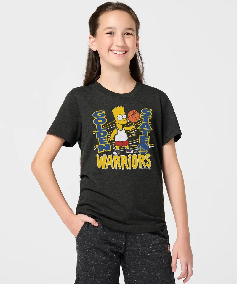 Youth The Simpsons Bart X Golden State Warriors 3