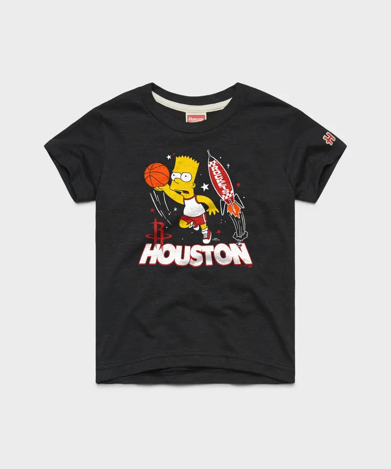 Youth The Simpsons Bart X Houston Rockets 1