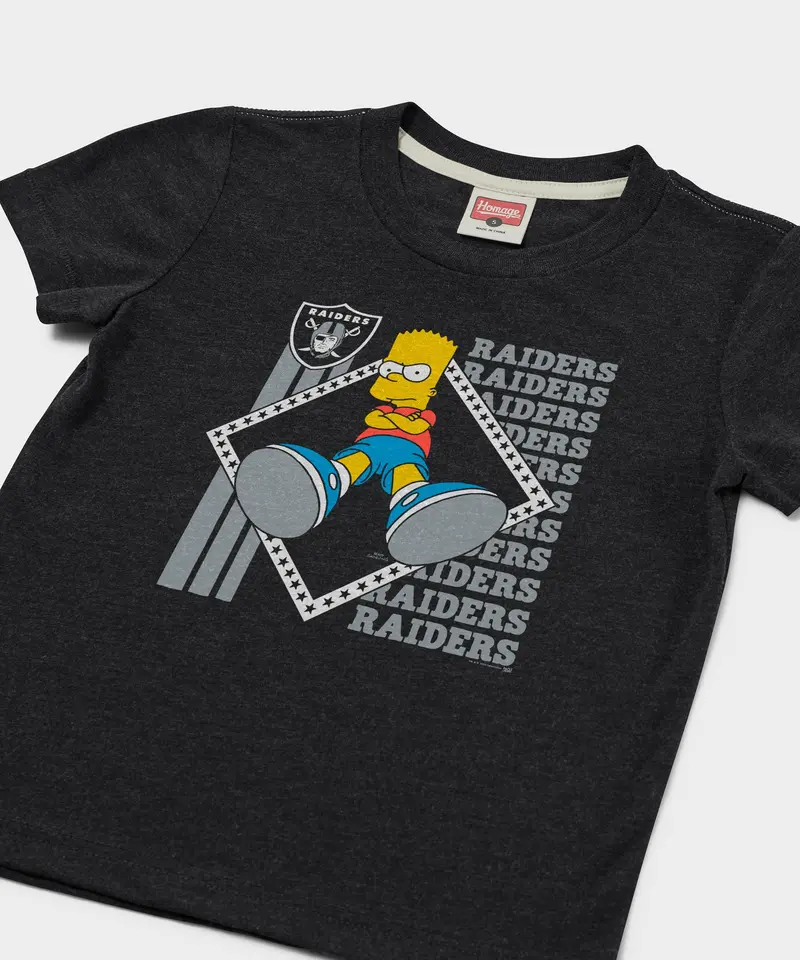 Youth The Simpsons Bart X Las Vegas Raiders 2