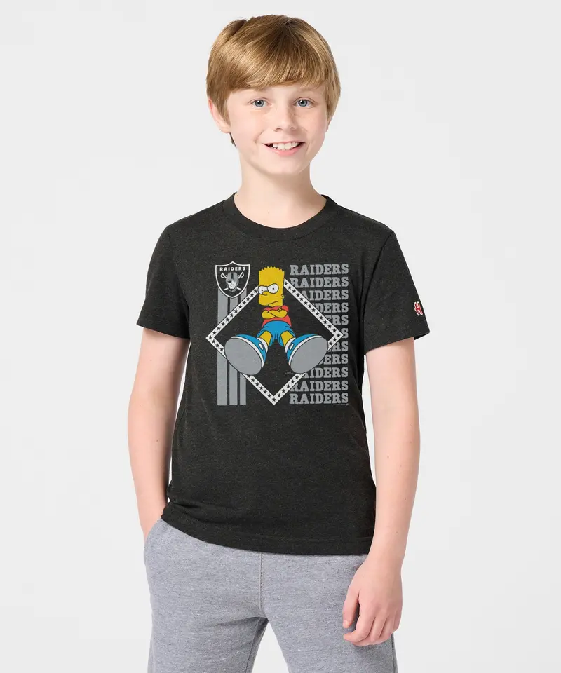 Youth The Simpsons Bart X Las Vegas Raiders 3
