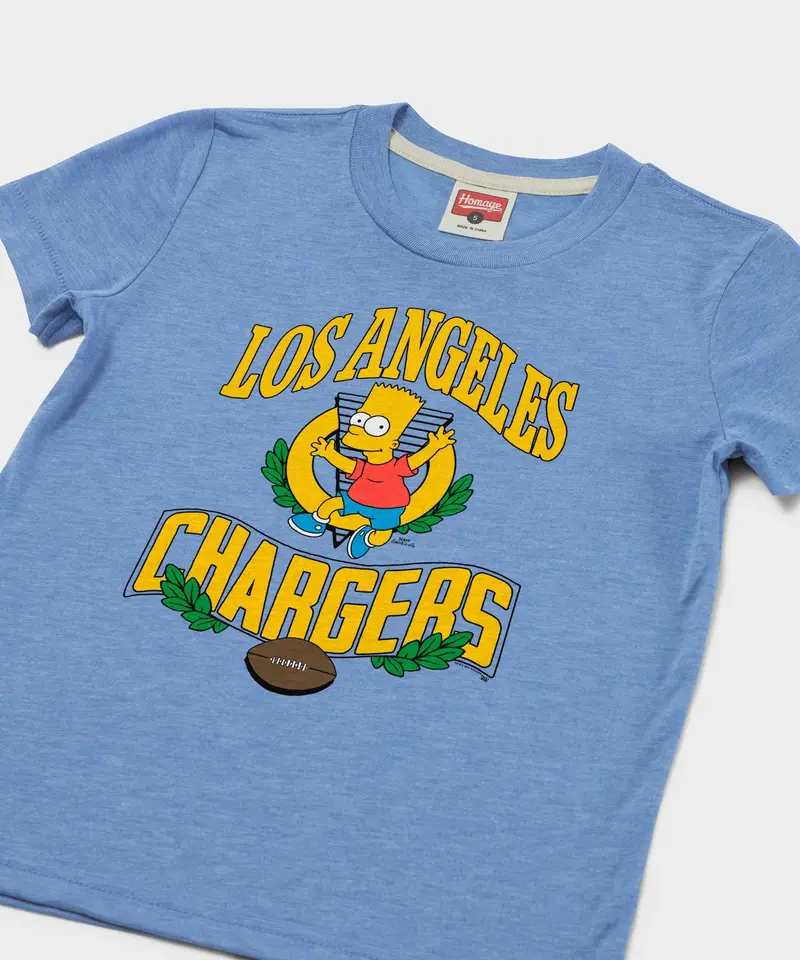 Youth The Simpsons Bart X Los Angeles Chargers 2