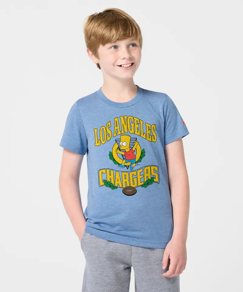 Youth The Simpsons Bart X Los Angeles Chargers 3