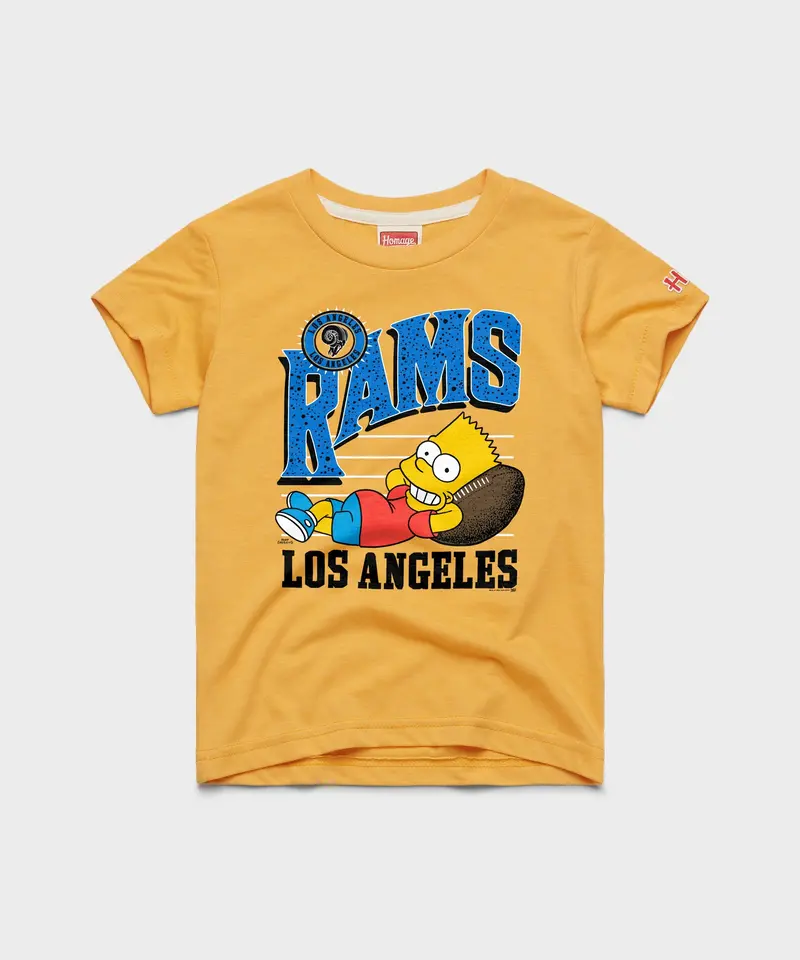 Youth The Simpsons Bart X Los Angeles Rams 1