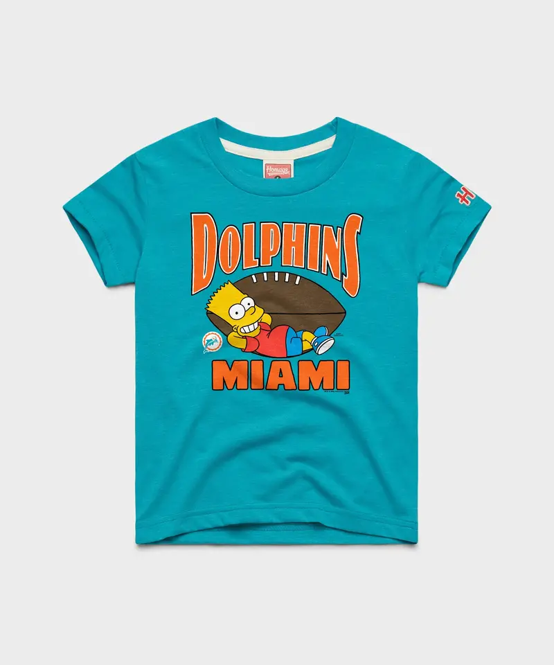 Youth The Simpsons Bart X Miami Dolphins 1