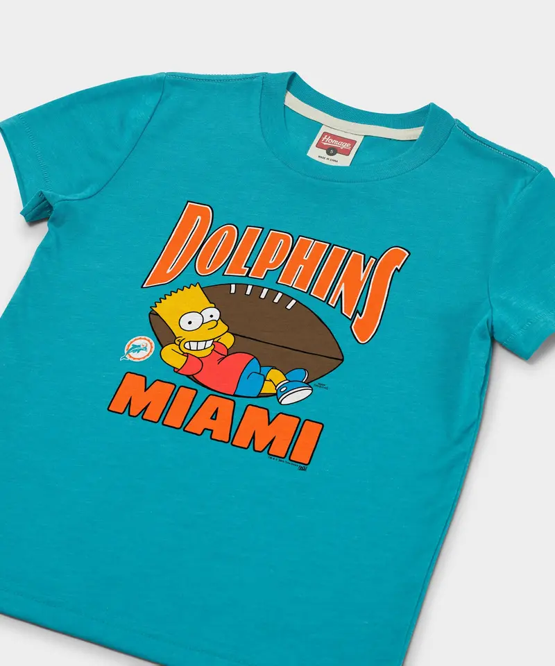 Youth The Simpsons Bart X Miami Dolphins 2