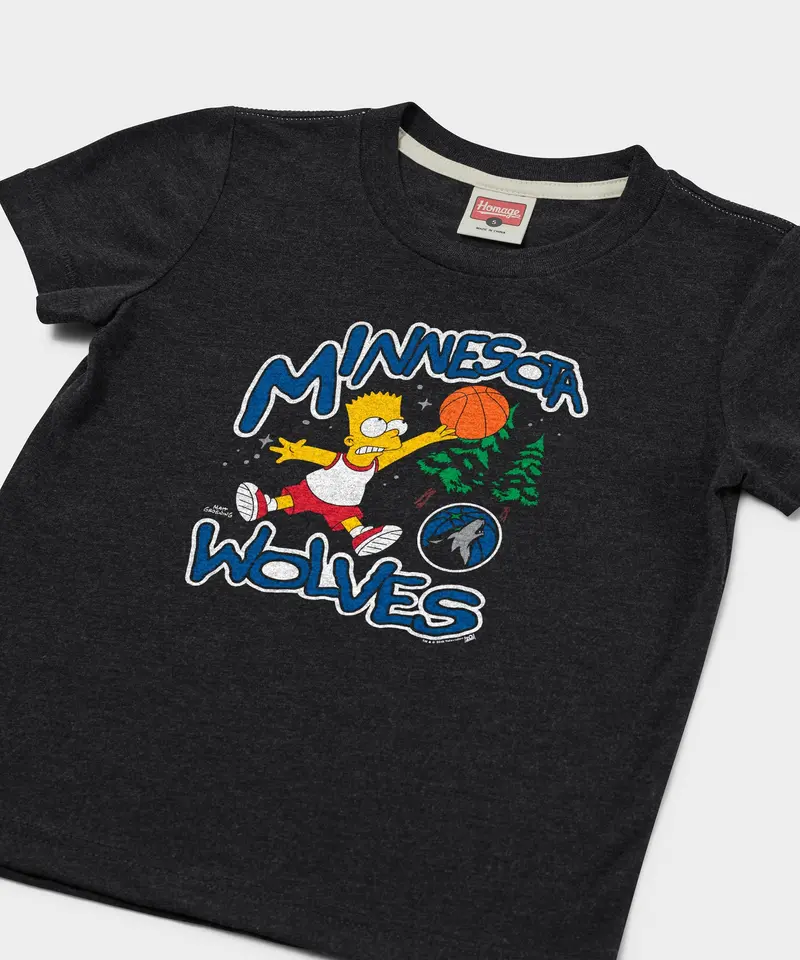 Youth The Simpsons Bart X Minnesota Timberwolves 2