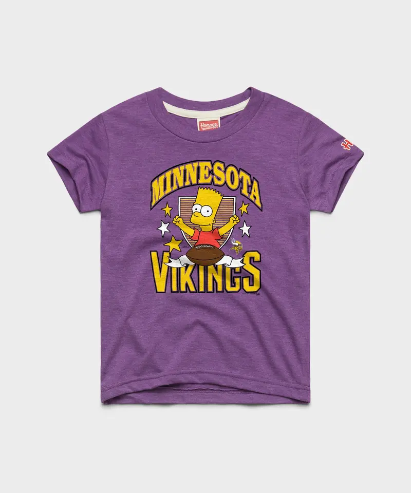 Youth The Simpsons Bart X Minnesota Vikings 1