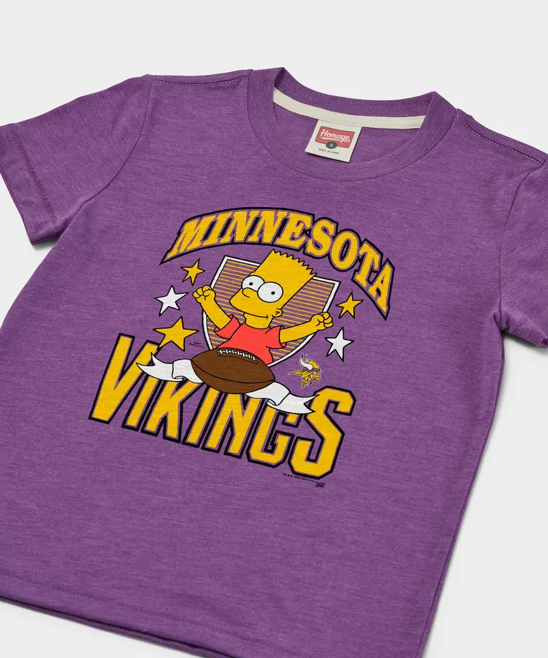 Youth The Simpsons Bart X Minnesota Vikings 2