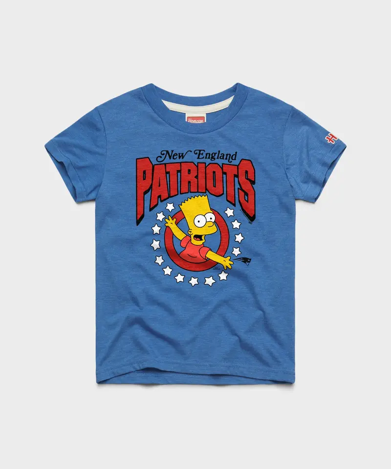 Youth The Simpsons Bart X New England Patriots 1