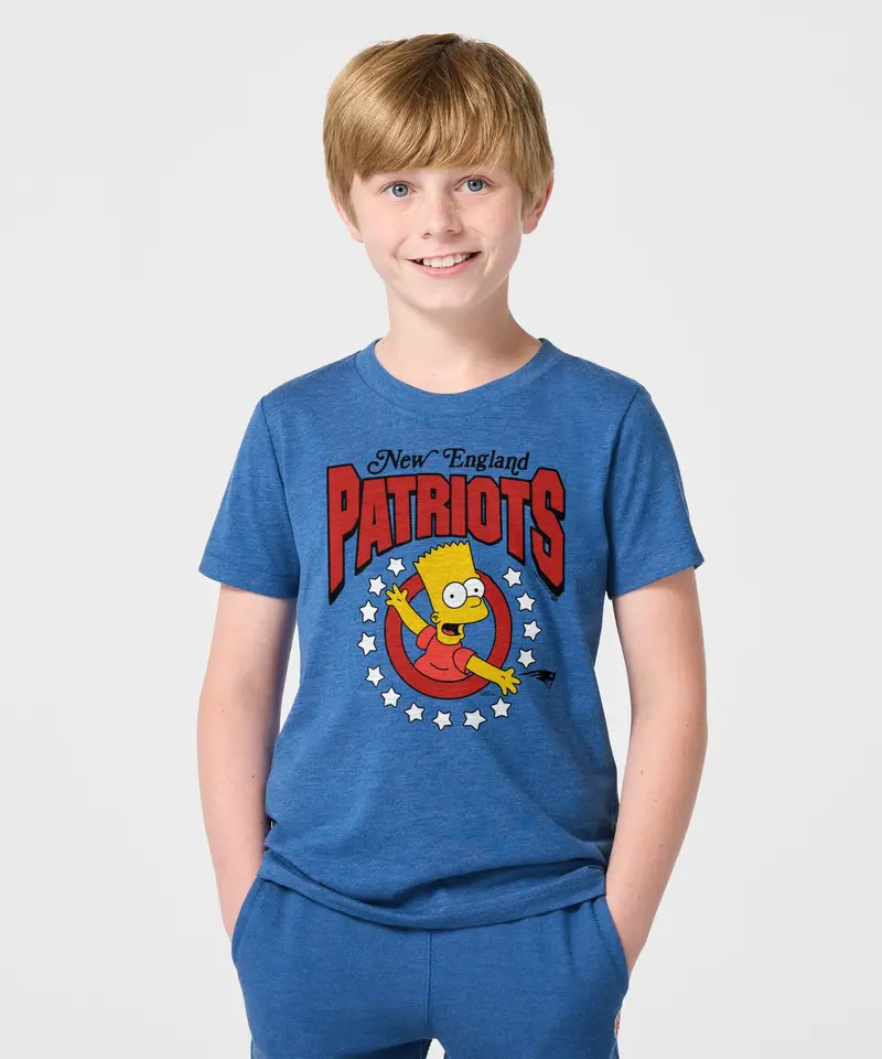 Youth The Simpsons Bart X New England Patriots 3