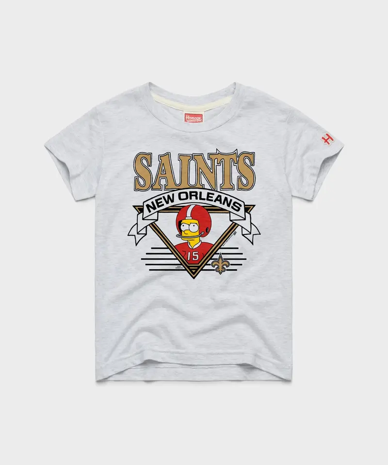 Youth The Simpsons Bart X New Orleans Saints 1