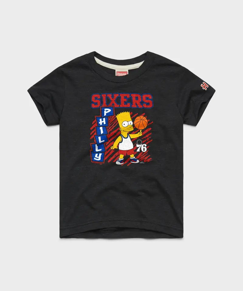 Youth The Simpsons Bart X Philadelphia 76Ers 1