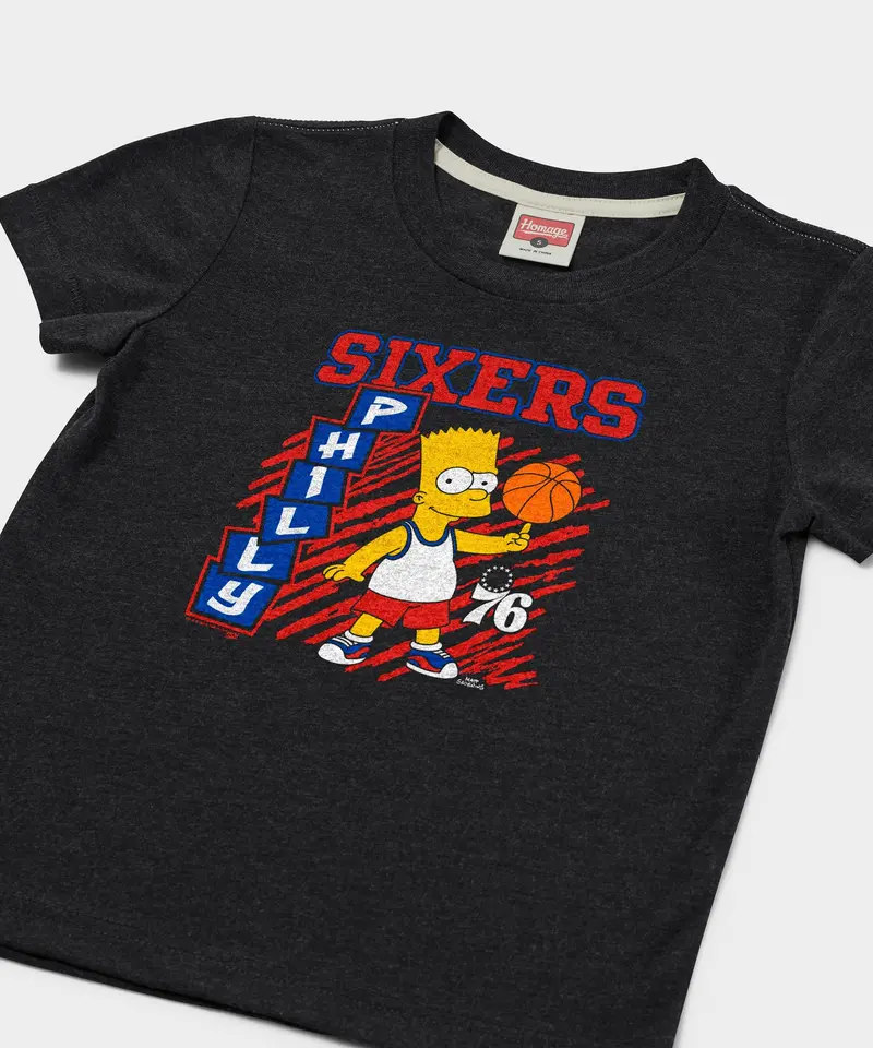 Youth The Simpsons Bart X Philadelphia 76Ers 2
