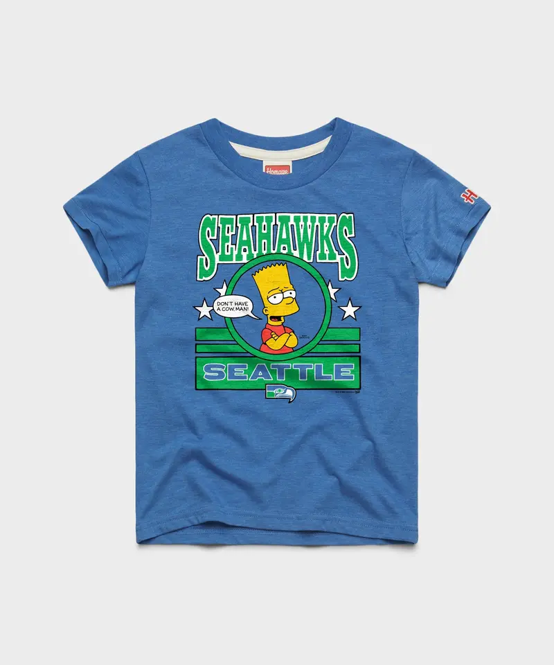 Youth The Simpsons Bart X Seattle Seahawks 1