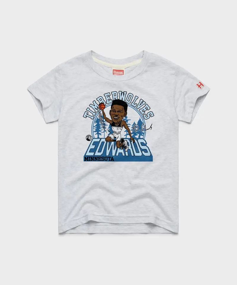 Youth Timberwolves Anthony Edwards Signature City Edition 2024 1