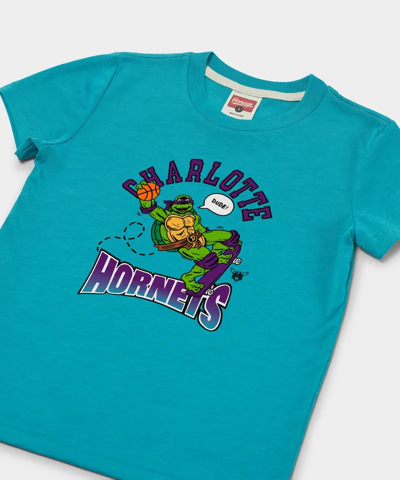 Youth Tmnt Donatello X Charlotte Hornets 2