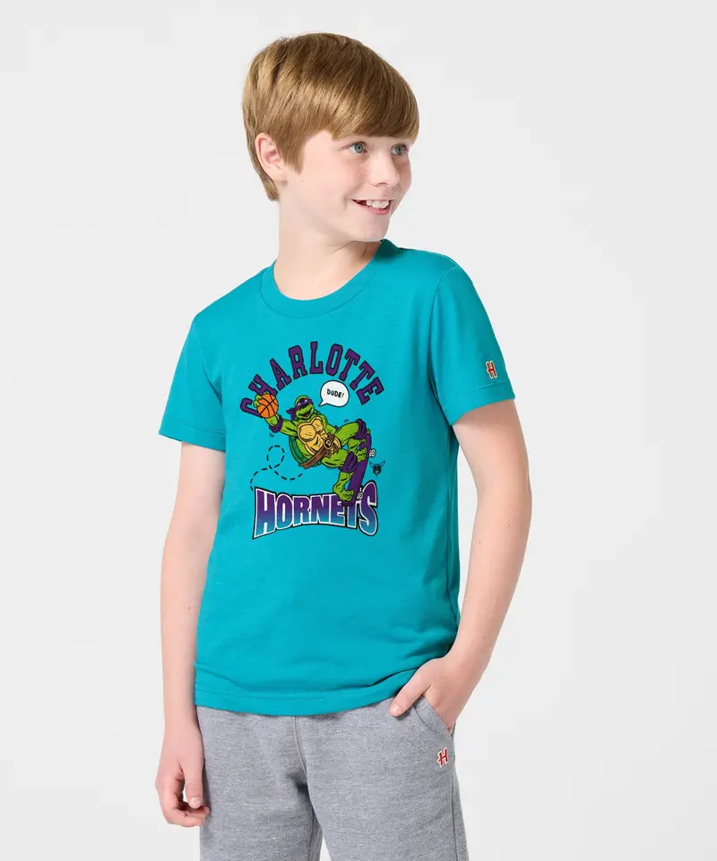 Youth Tmnt Donatello X Charlotte Hornets 3