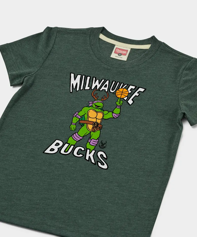 Youth Tmnt Donatello X Milwaukee Bucks 2