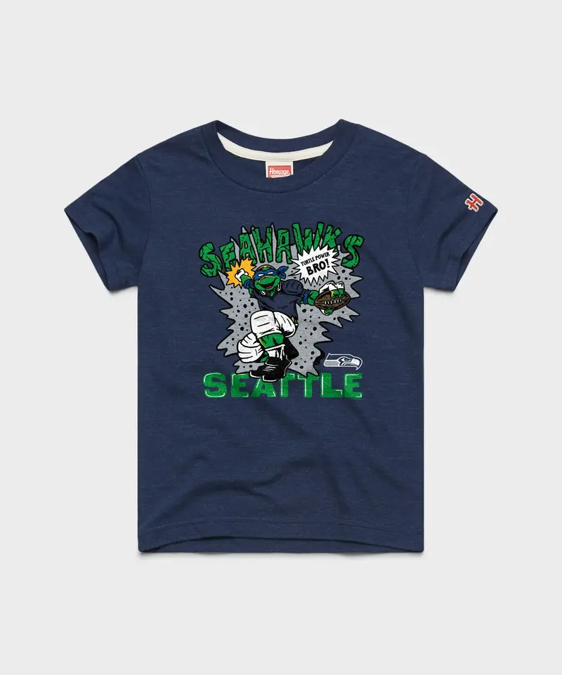 Youth Tmnt Leonardo X Seattle Seahawks 1