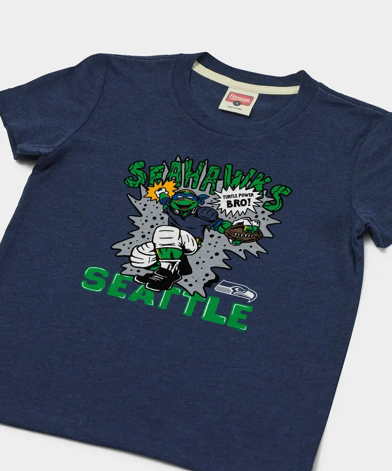 Youth Tmnt Leonardo X Seattle Seahawks 2