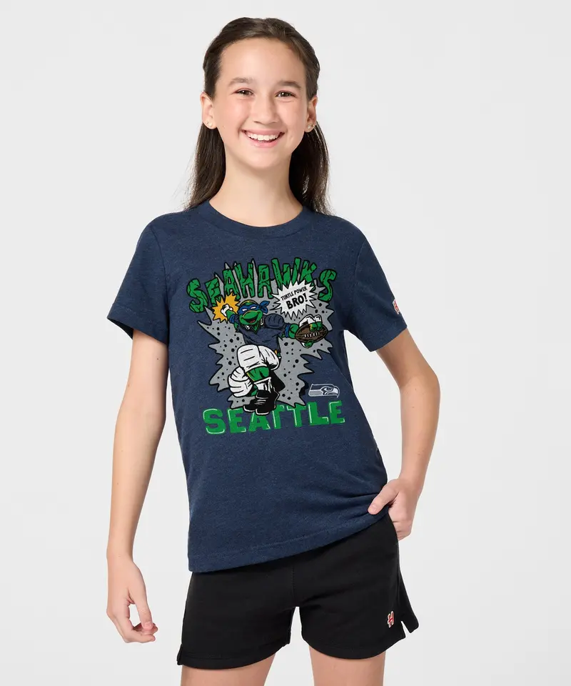 Youth Tmnt Leonardo X Seattle Seahawks 3