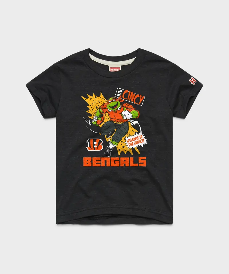 Youth Tmnt Michelangelo X Cincinnati Bengals 1