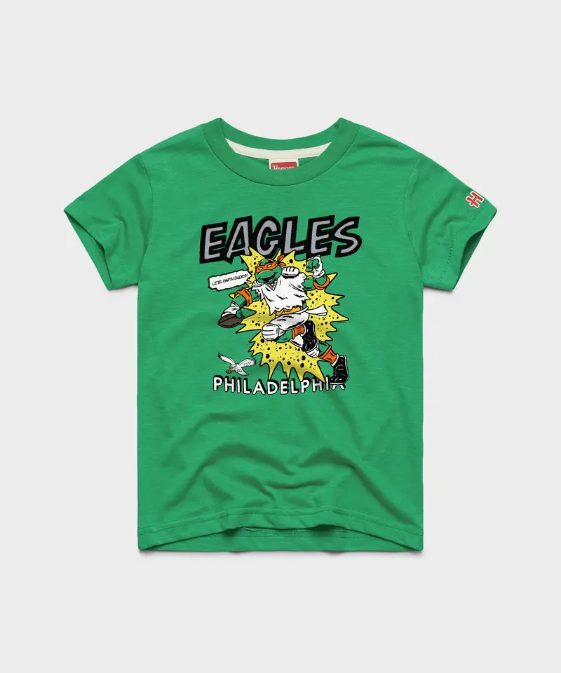 Youth Tmnt Michelangelo X Philadelphia Eagles 1