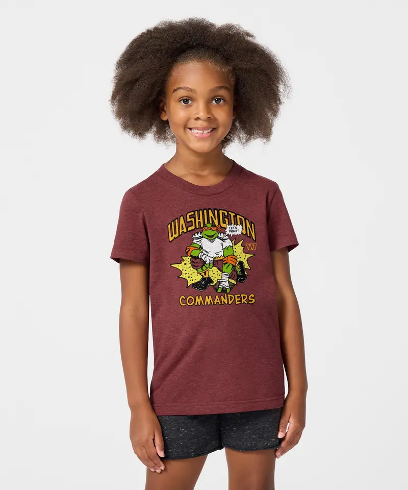 Youth Tmnt Michelangelo X Washington Commanders 3