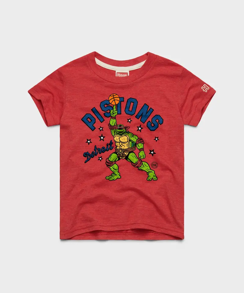 Youth Tmnt Raphael X Detroit Pistons 1