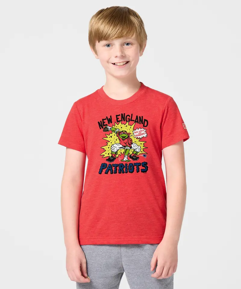Youth Tmnt Raphael X New England Patriots 3