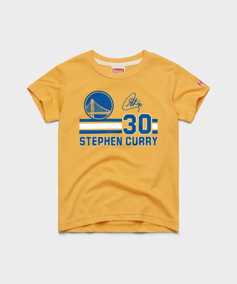 Youth Warriors Stephen Curry Signature Jersey 1