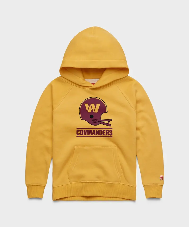 Youth Washington Commanders Big Helmet Hoodie 1