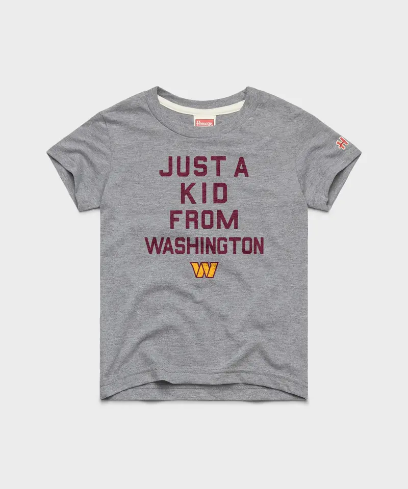 Youth Washington Commanders Just A Kid From Washington 1