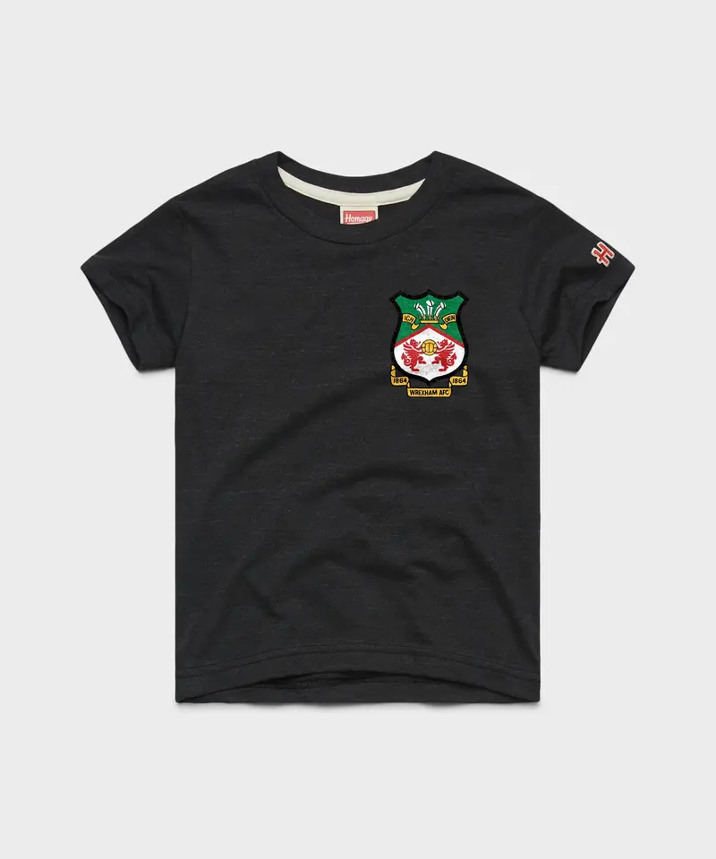 Youth Wrexham Afc Crest Left Chest 1