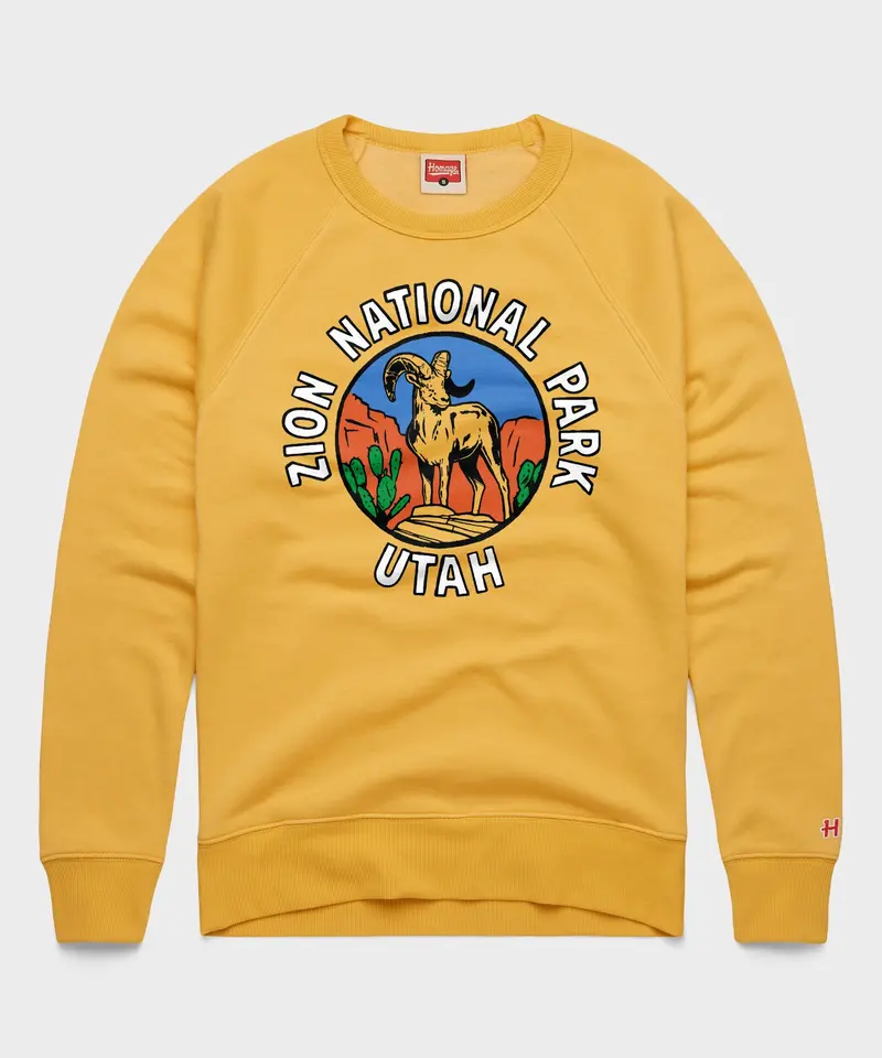 Zion National Park Crewneck 1