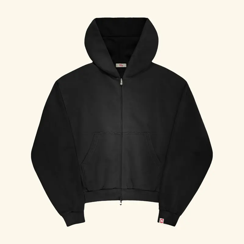 Zip Up Hoodie (Vintage Black) 1