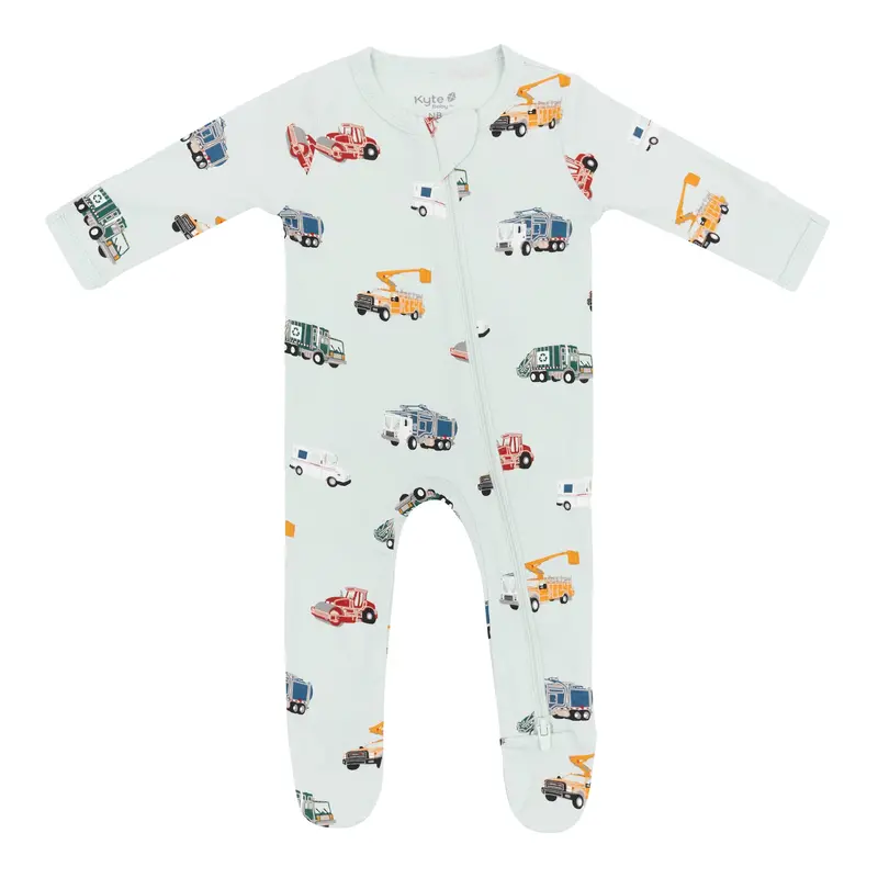 Zippered Footie In City Vehicles 2