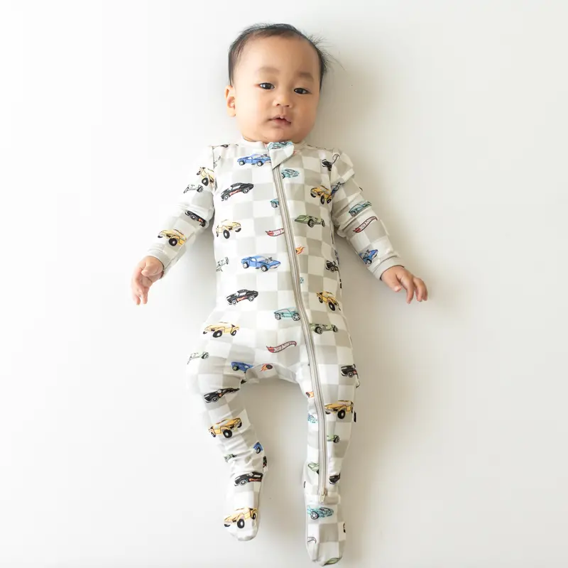 Zippered Footie In Fast And Fierce 1